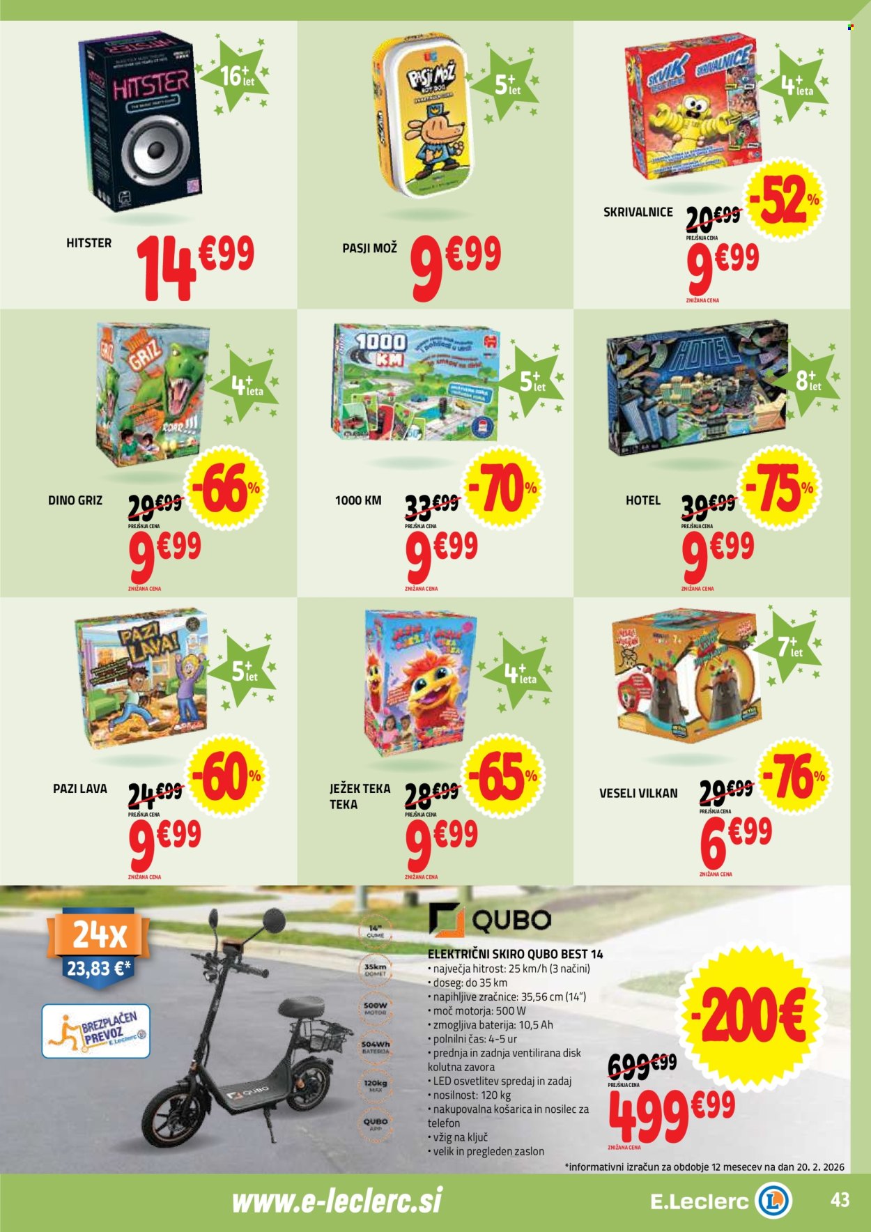 E.Leclerc katalog - 4.3.2026 - 14.3.2026. Stran 43