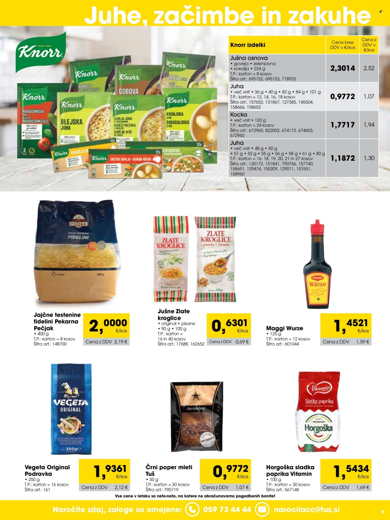 Tuš Cash & Carry katalog - 1.3.2026 - 31.3.2026. Stran 9