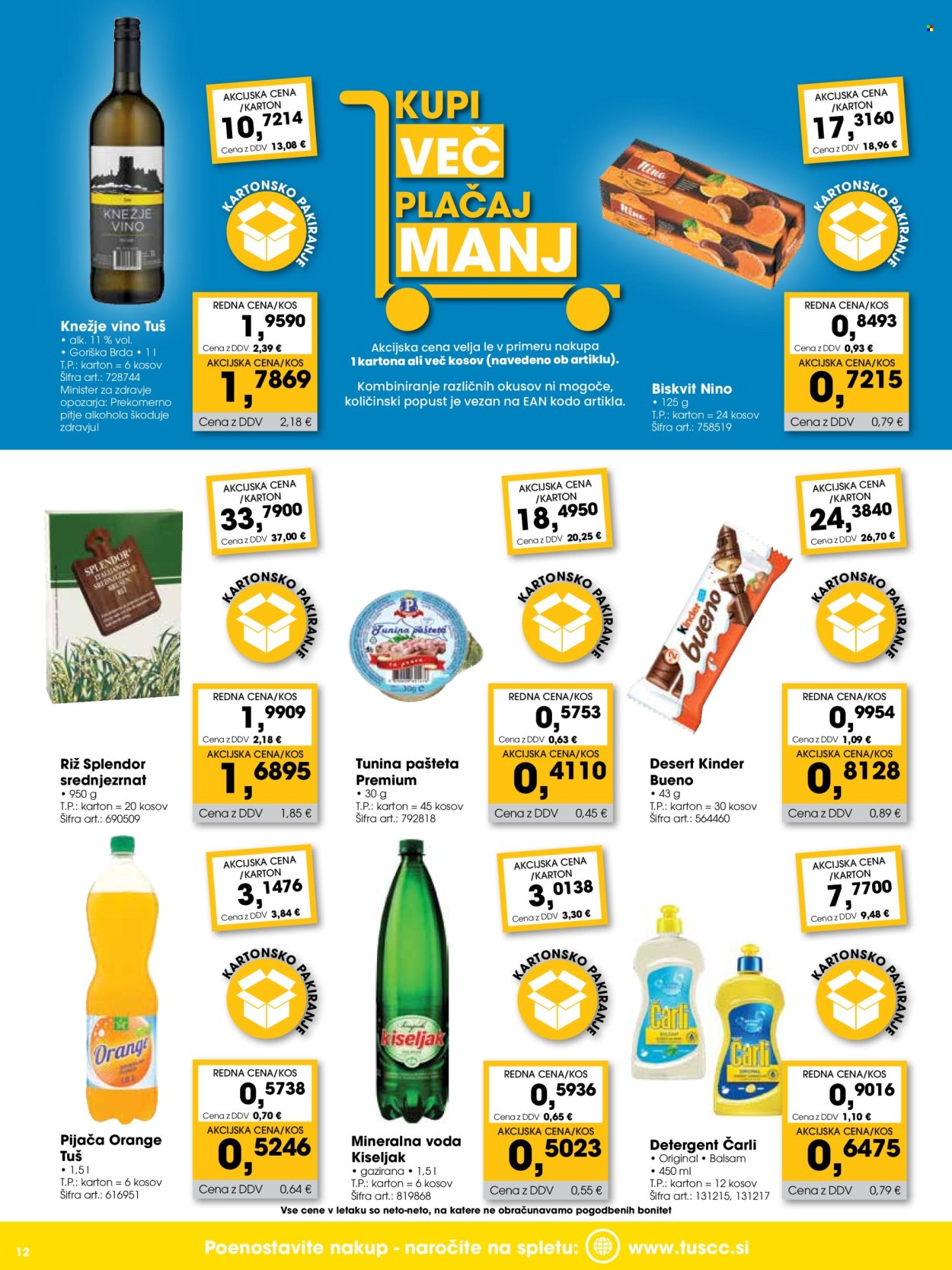 Tuš Cash & Carry katalog - 1.3.2026 - 31.3.2026. Stran 12