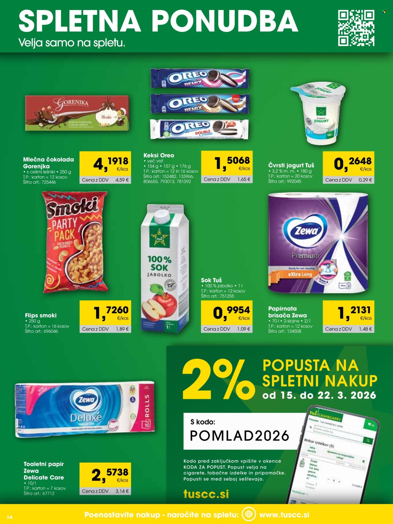 Tuš Cash & Carry katalog - 1.3.2026 - 31.3.2026. Stran 14