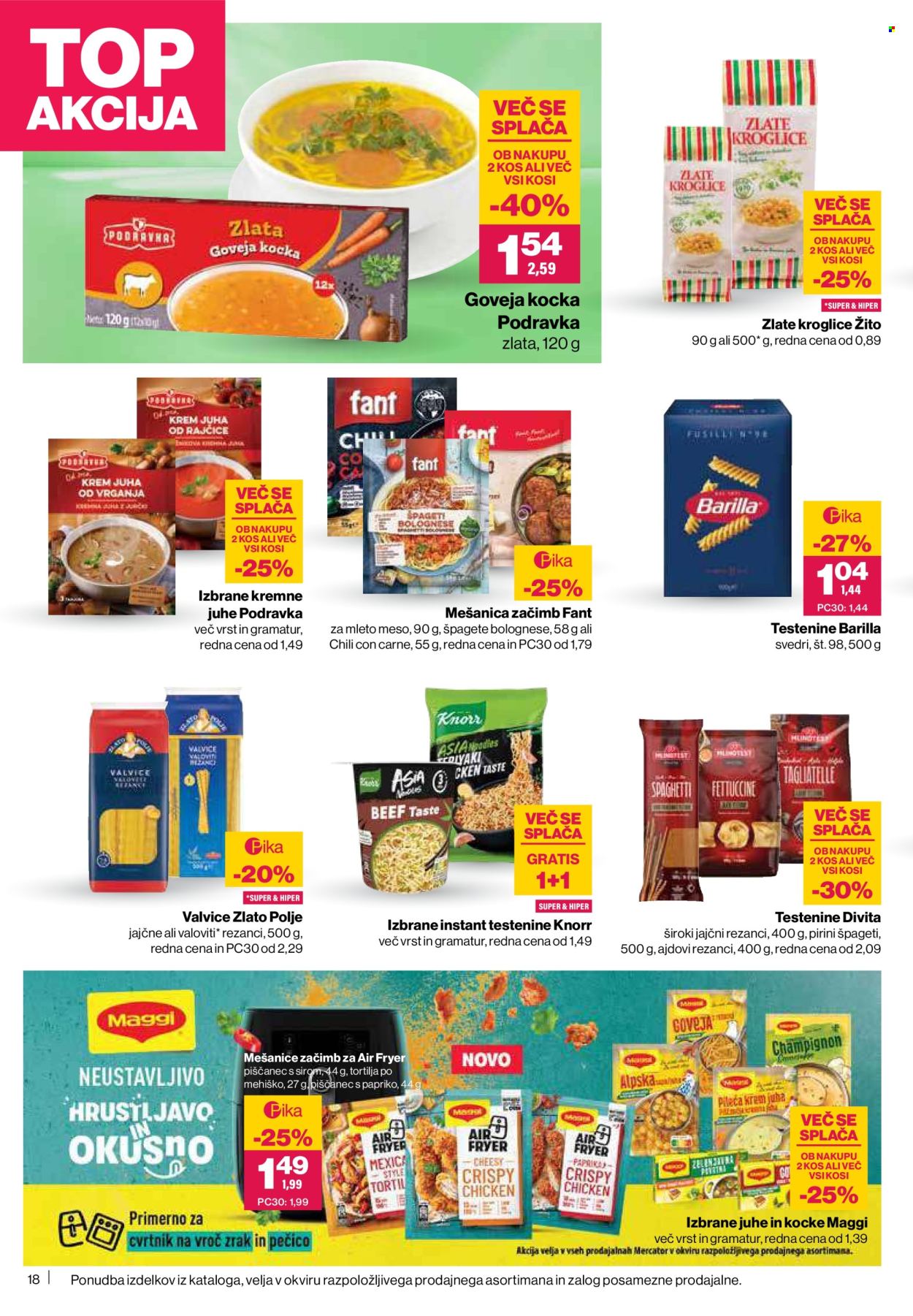 Mercator katalog - 5.3.2026 - 11.3.2026. Stran 18