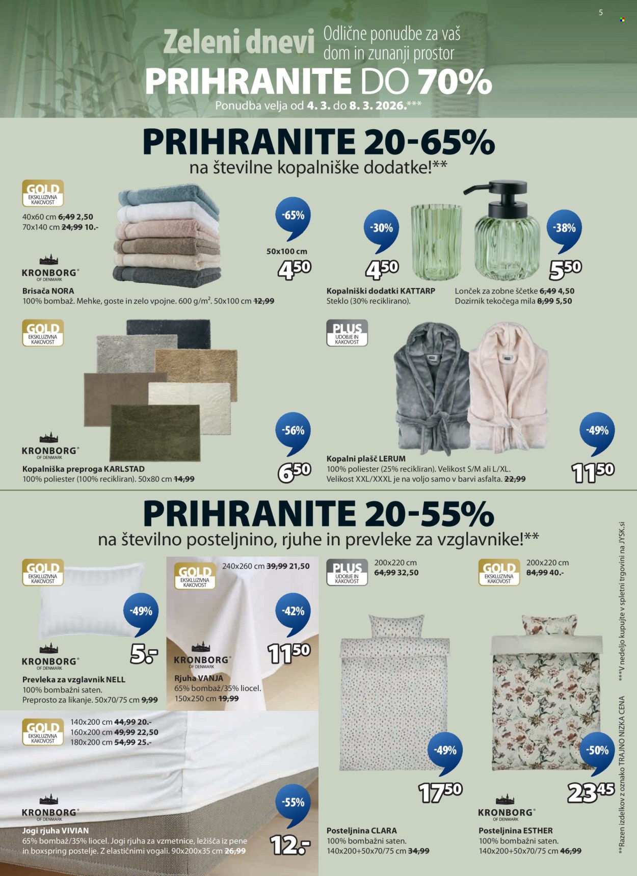 JYSK katalog - 4.3.2026 - 7.4.2026. Stran 5
