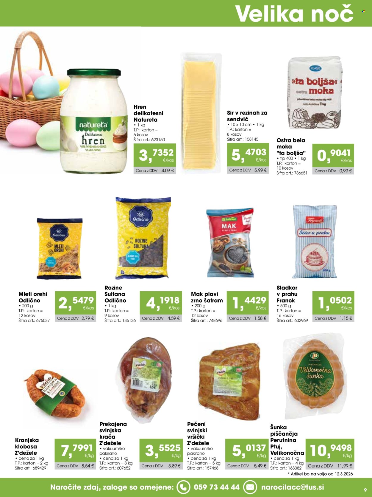 Tuš Cash & Carry katalog - 7.3.2026 - 6.4.2026. Stran 9