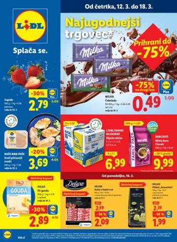 Lidl katalog - 12.3.2026 - 18.3.2026.