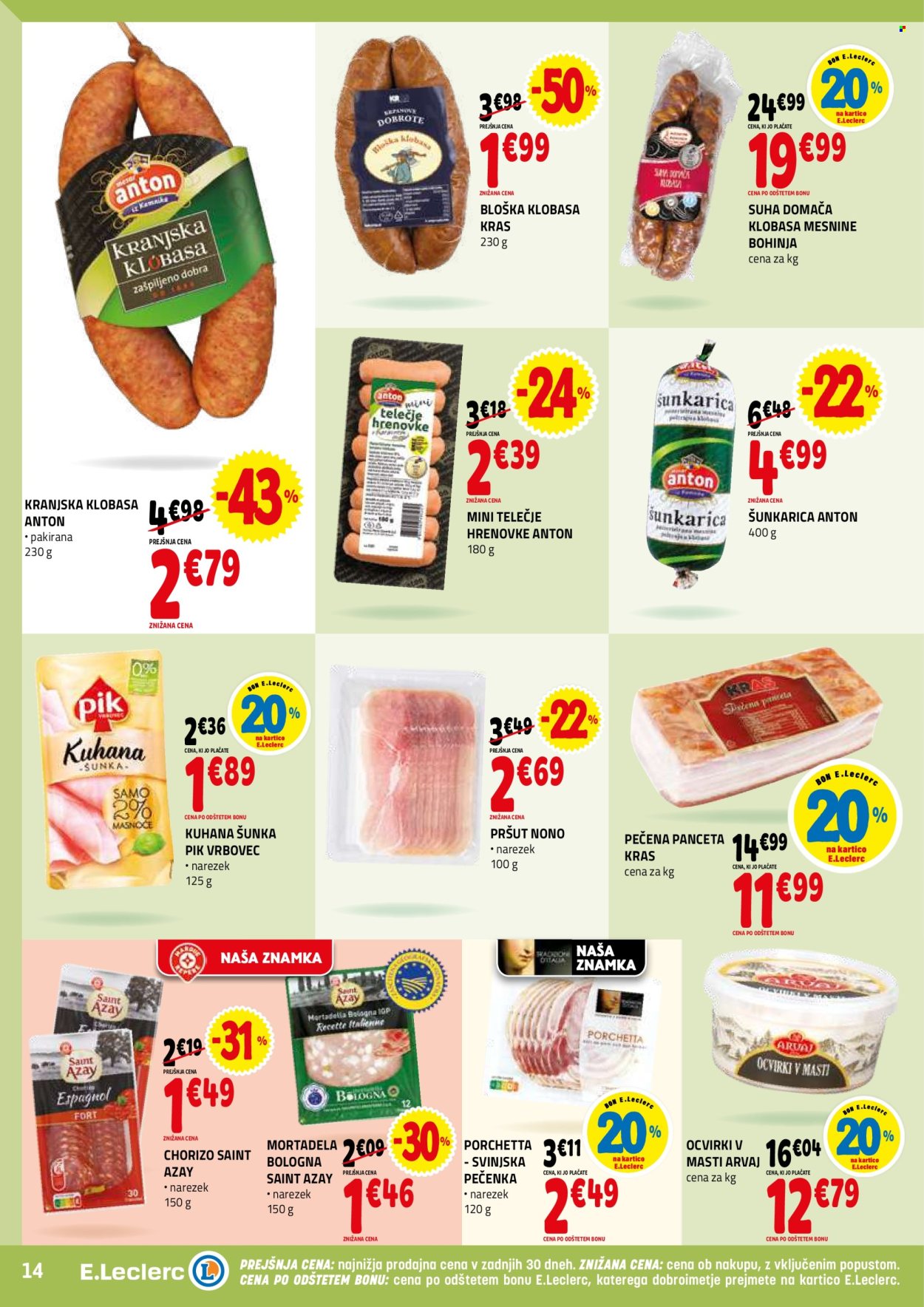 E.Leclerc katalog - 11.3.2026 - 21.3.2026. Stran 14