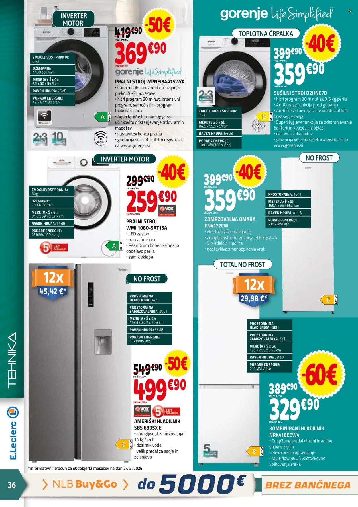 E.Leclerc katalog - 11.3.2026 - 21.3.2026. Stran 36