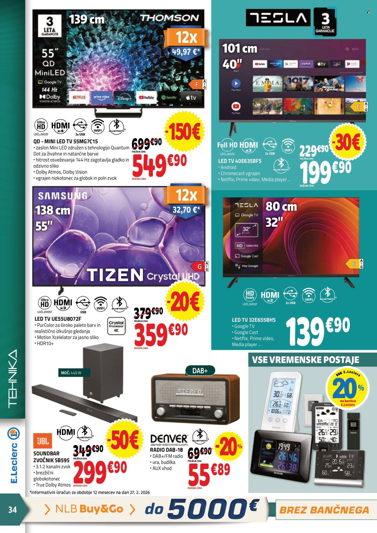 E.Leclerc katalog - 11.3.2026 - 21.3.2026. Stran 2