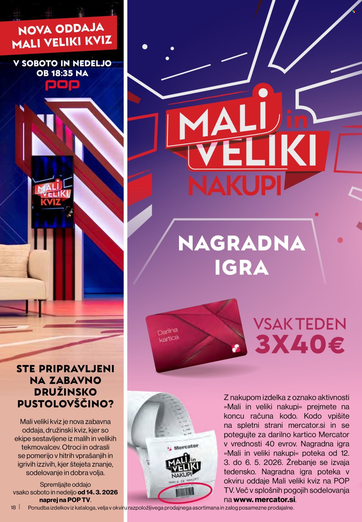 Mercator katalog - 12.3.2026 - 18.3.2026. Stran 18