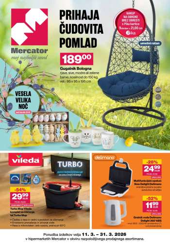 Mercator katalog - 11.3.2026 - 31.3.2026.