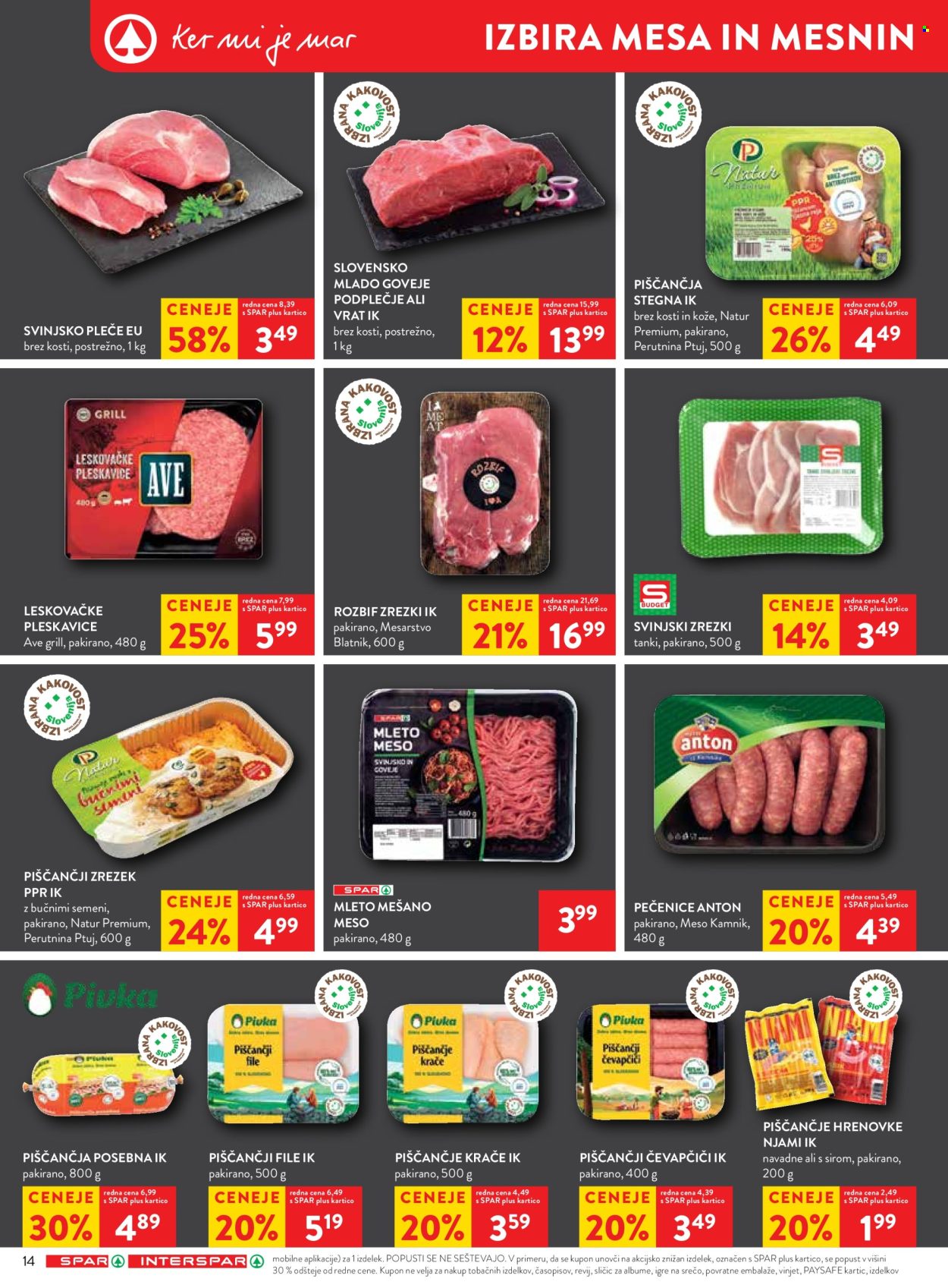 SPAR katalog - 18.3.2026 - 31.3.2026. Stran 14