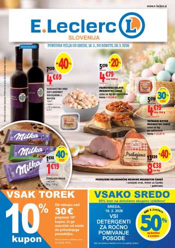 E.Leclerc katalog - 18.3.2026 - 28.3.2026.