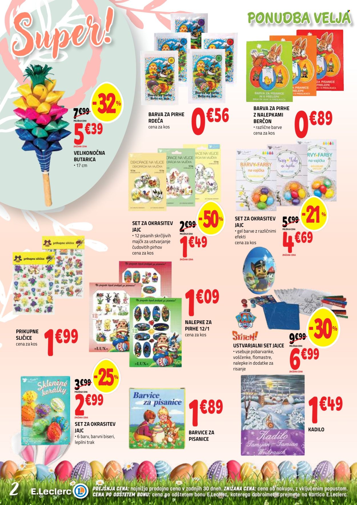 E.Leclerc katalog - 18.3.2026 - 28.3.2026. Stran 2