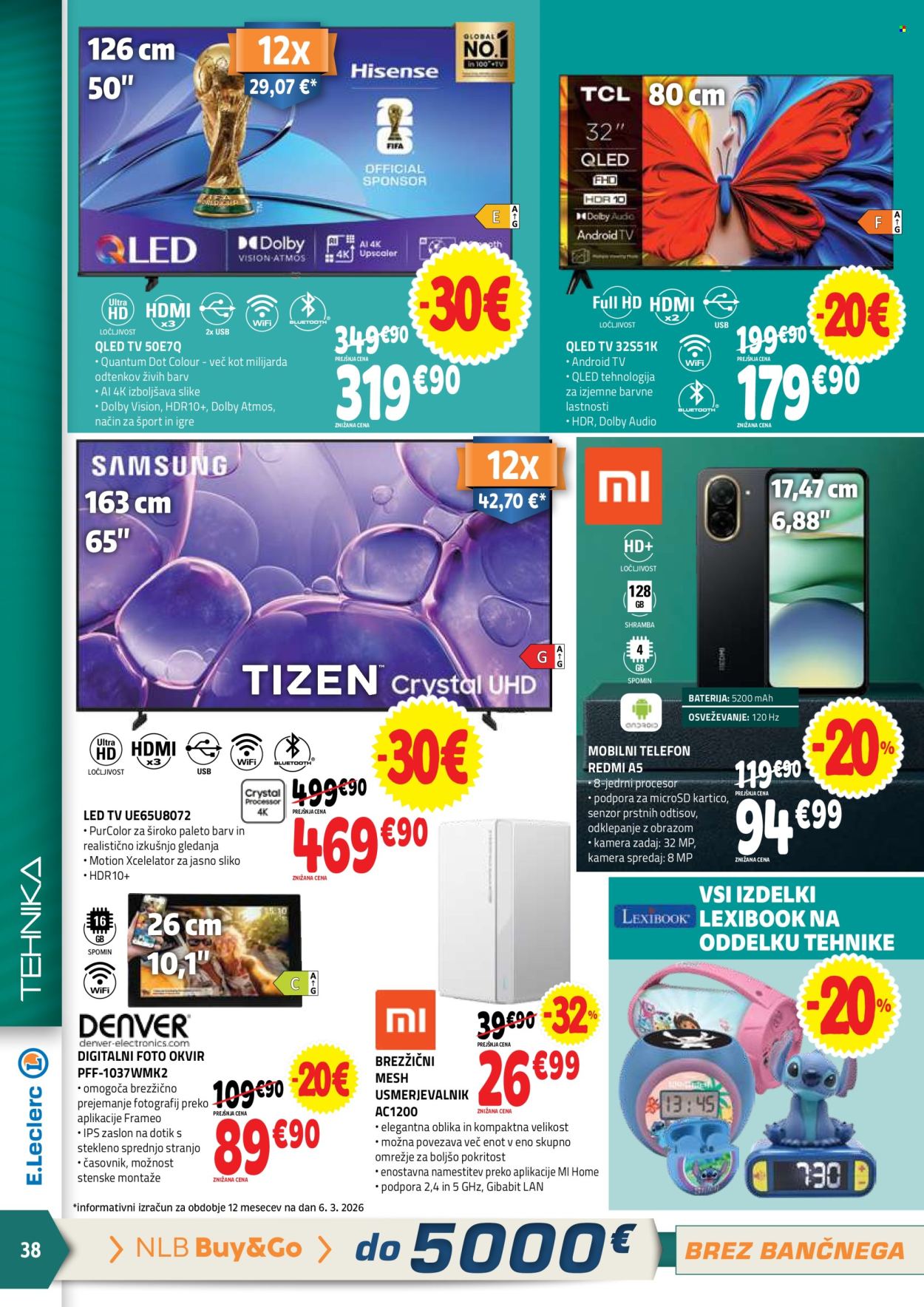 E.Leclerc katalog - 18.3.2026 - 28.3.2026. Stran 38