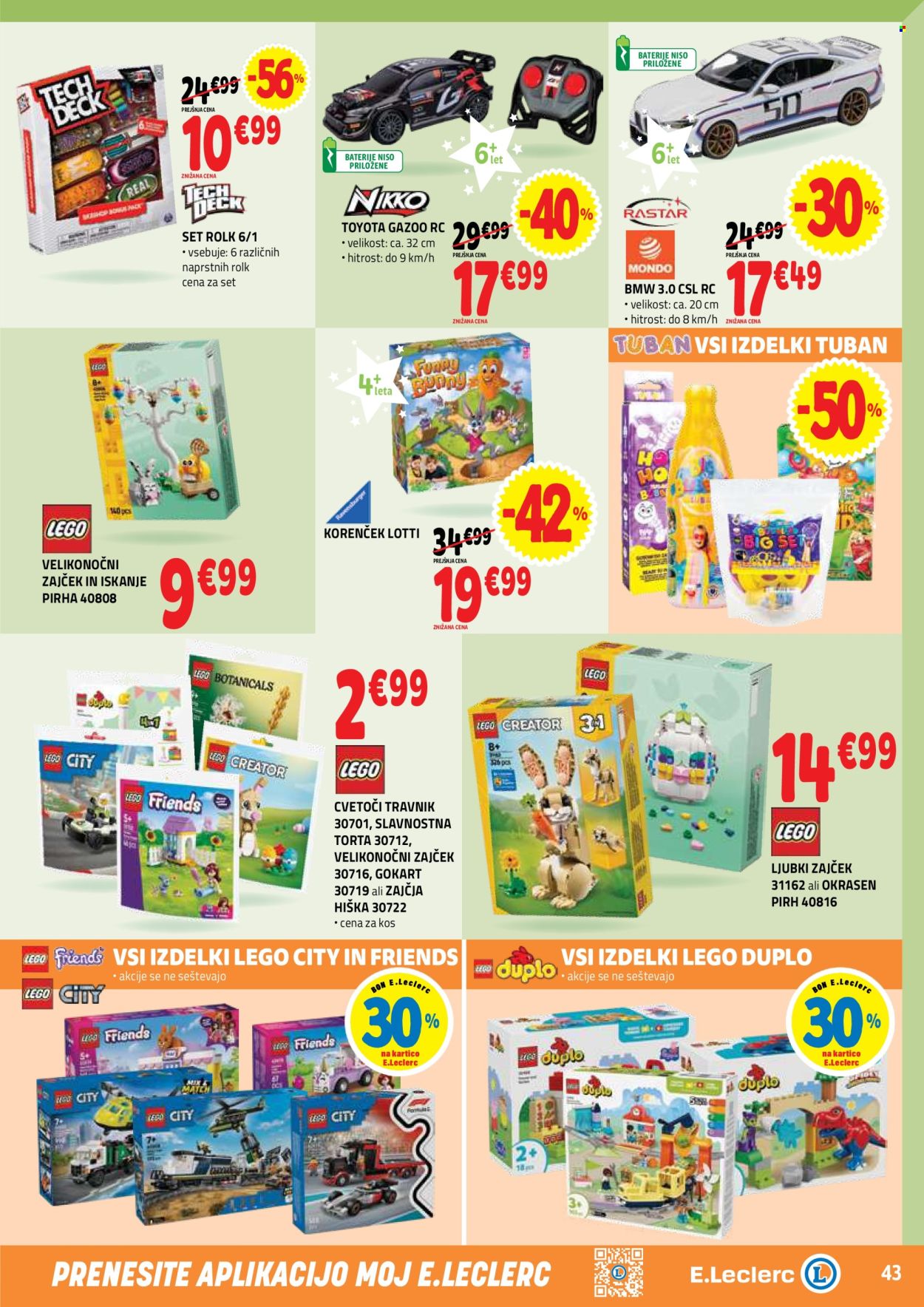 E.Leclerc katalog - 18.3.2026 - 28.3.2026. Stran 43