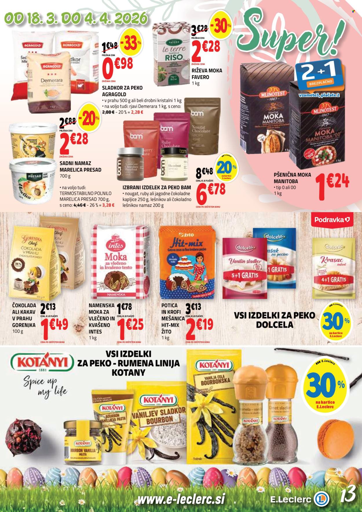 E.Leclerc katalog - 18.3.2026 - 4.4.2026. Stran 13