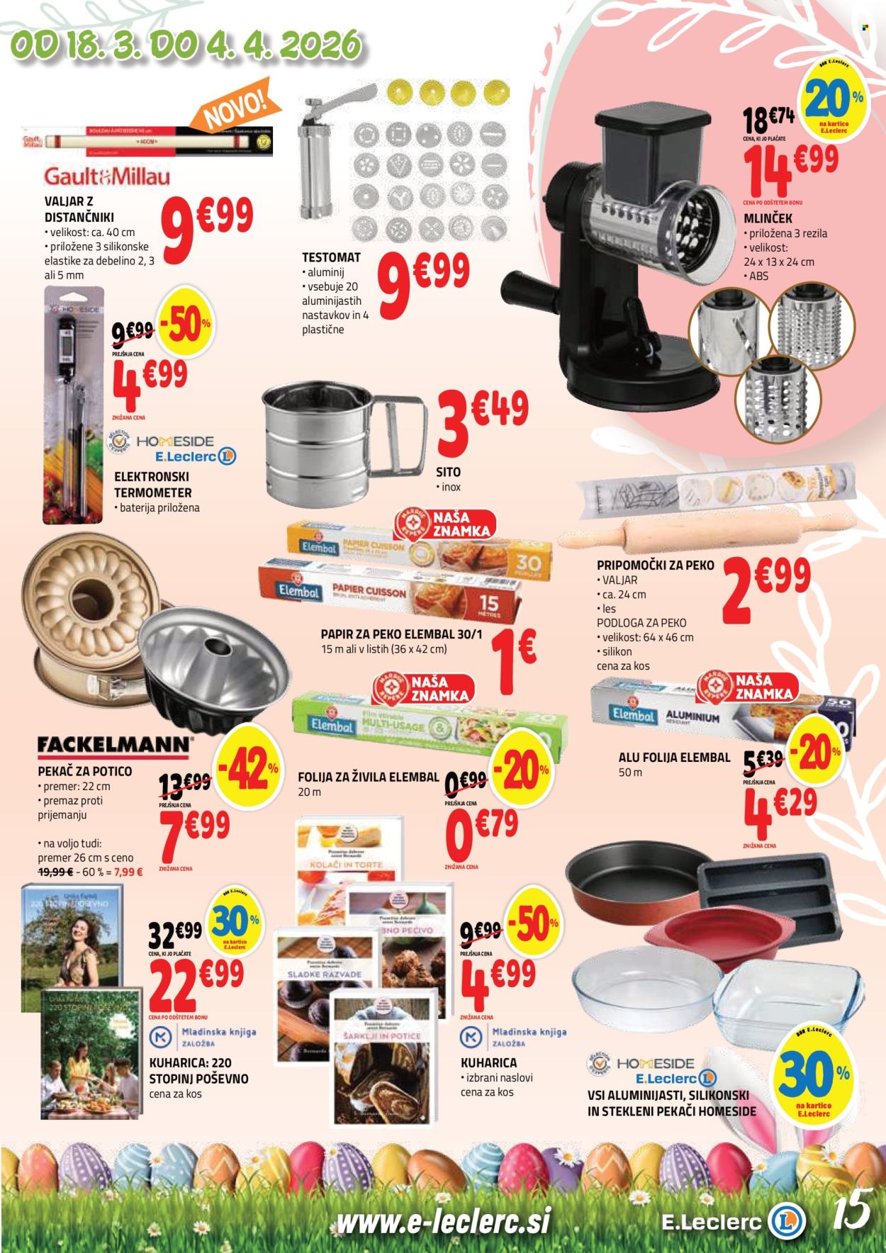 E.Leclerc katalog - 18.3.2026 - 4.4.2026. Stran 15