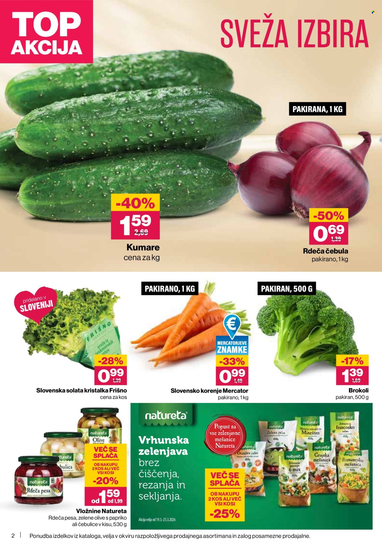 Mercator katalog - 19.3.2026 - 25.3.2026. Stran 2