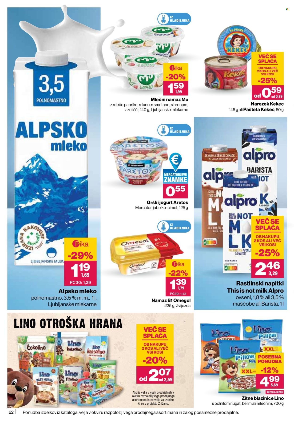 Mercator katalog - 19.3.2026 - 25.3.2026. Stran 22