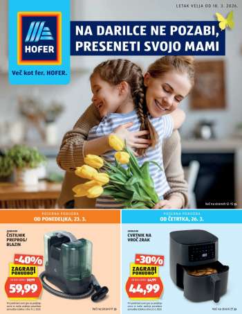 Hofer katalog - 18.3.2026 - 26.3.2026.
