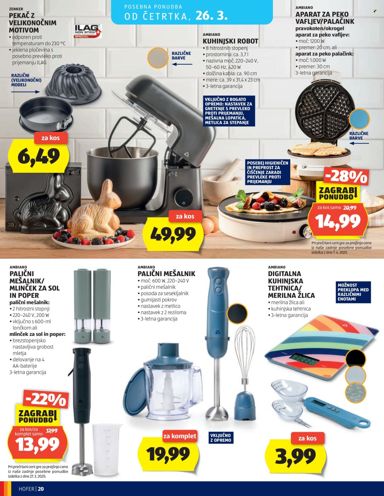 Hofer katalog - 18.3.2026 - 26.3.2026. Stran 20