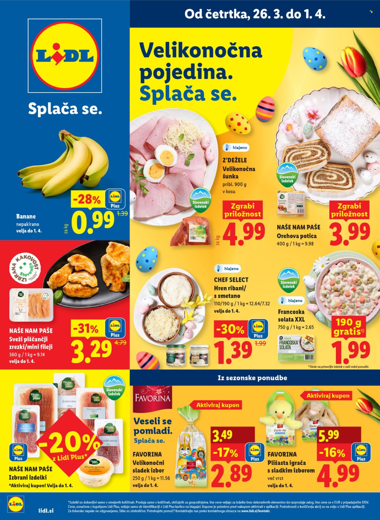 Lidl katalog - 26.3.2026 - 1.4.2026. Stran 1