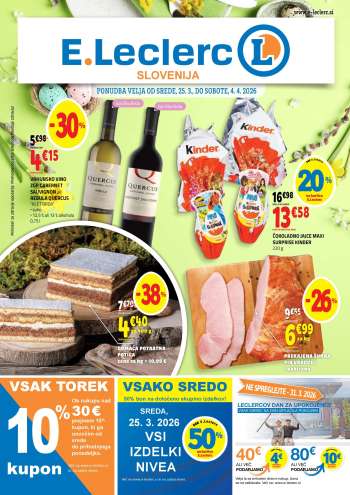 E.Leclerc katalog - 25.3.2026 - 4.4.2026.