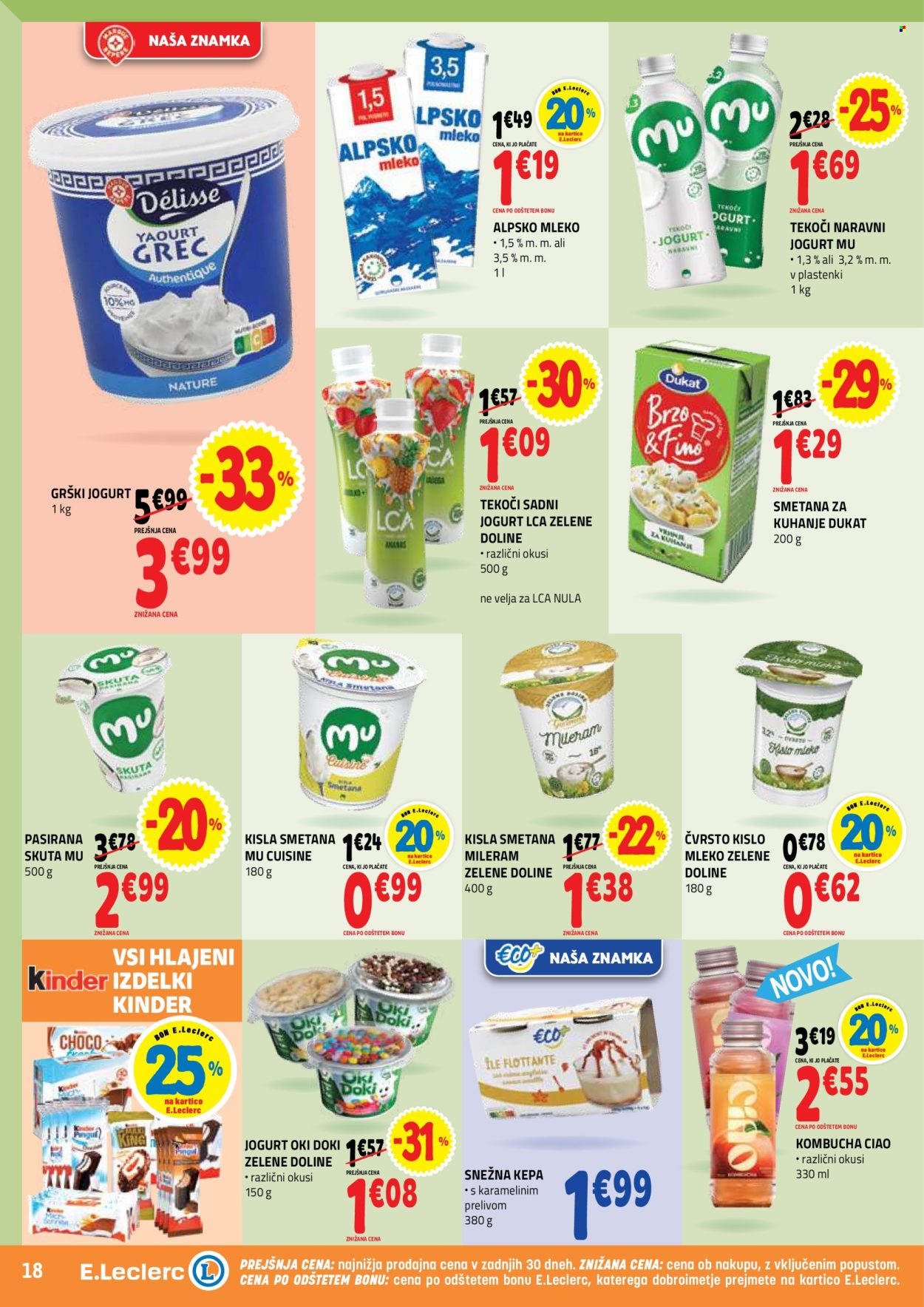 E.Leclerc katalog - 25.3.2026 - 4.4.2026. Stran 18