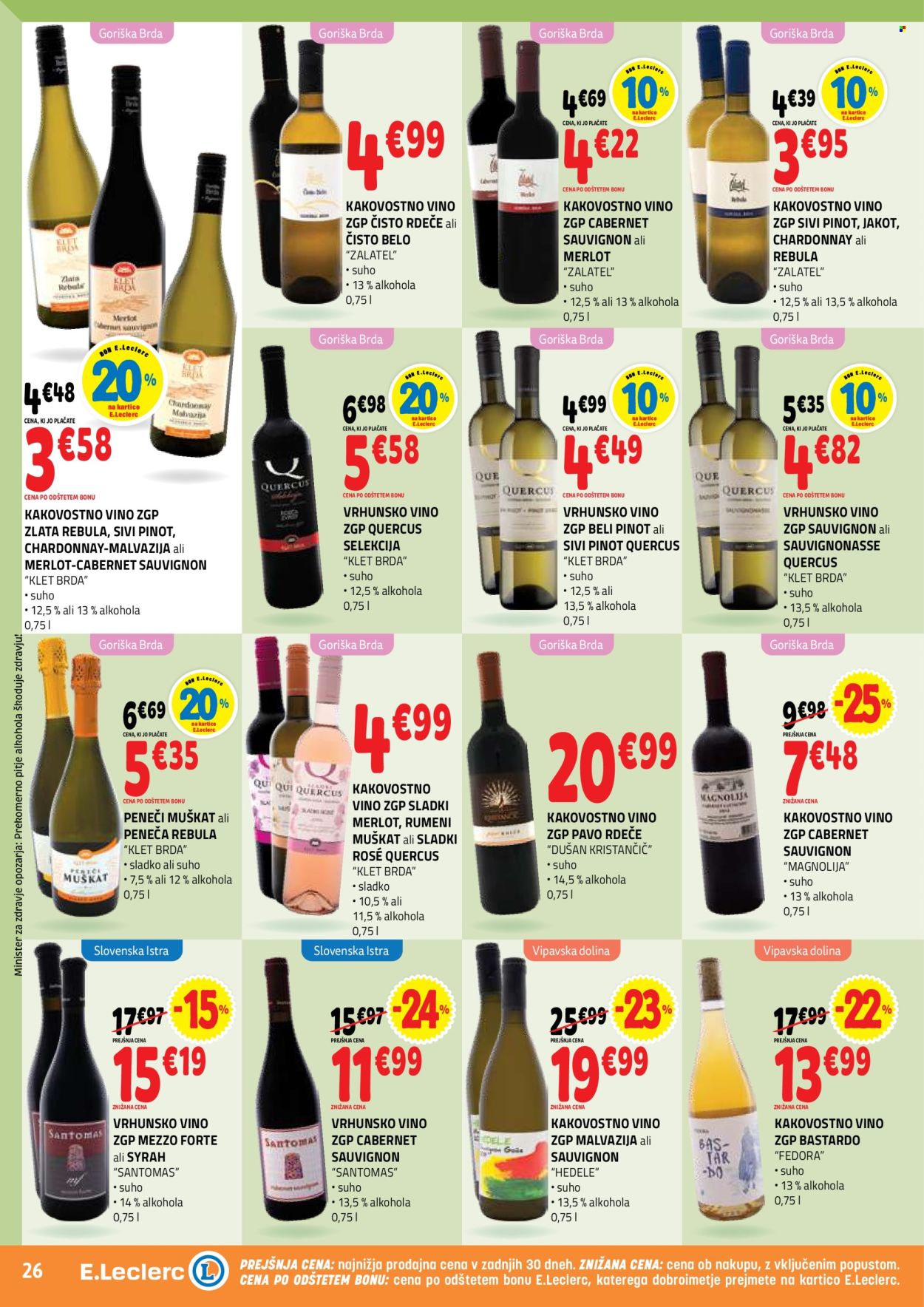 E.Leclerc katalog - 25.3.2026 - 4.4.2026. Stran 26