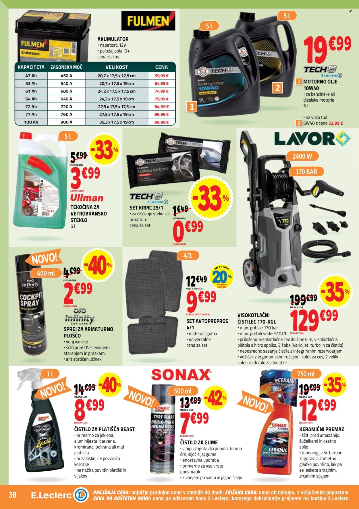 E.Leclerc katalog - 25.3.2026 - 4.4.2026. Stran 38