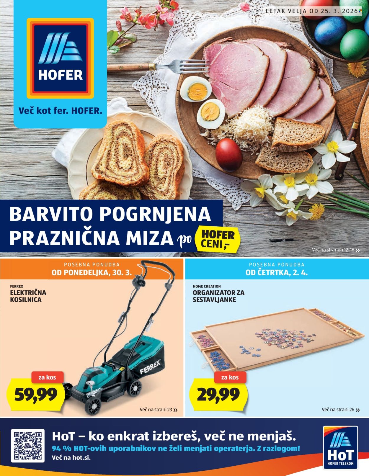 Hofer katalog - 25.3.2026 - 2.4.2026. Stran 1