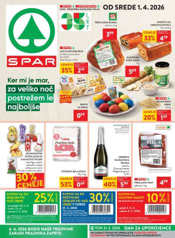 SPAR katalog - 1.4.2026 - 14.4.2026.
