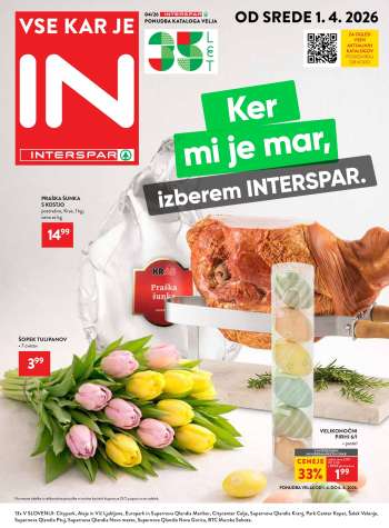 INTERSPAR katalog - 1.4.2026 - 14.4.2026.