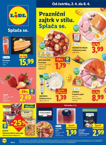 Lidl katalog - 2.4.2026 - 8.4.2026.