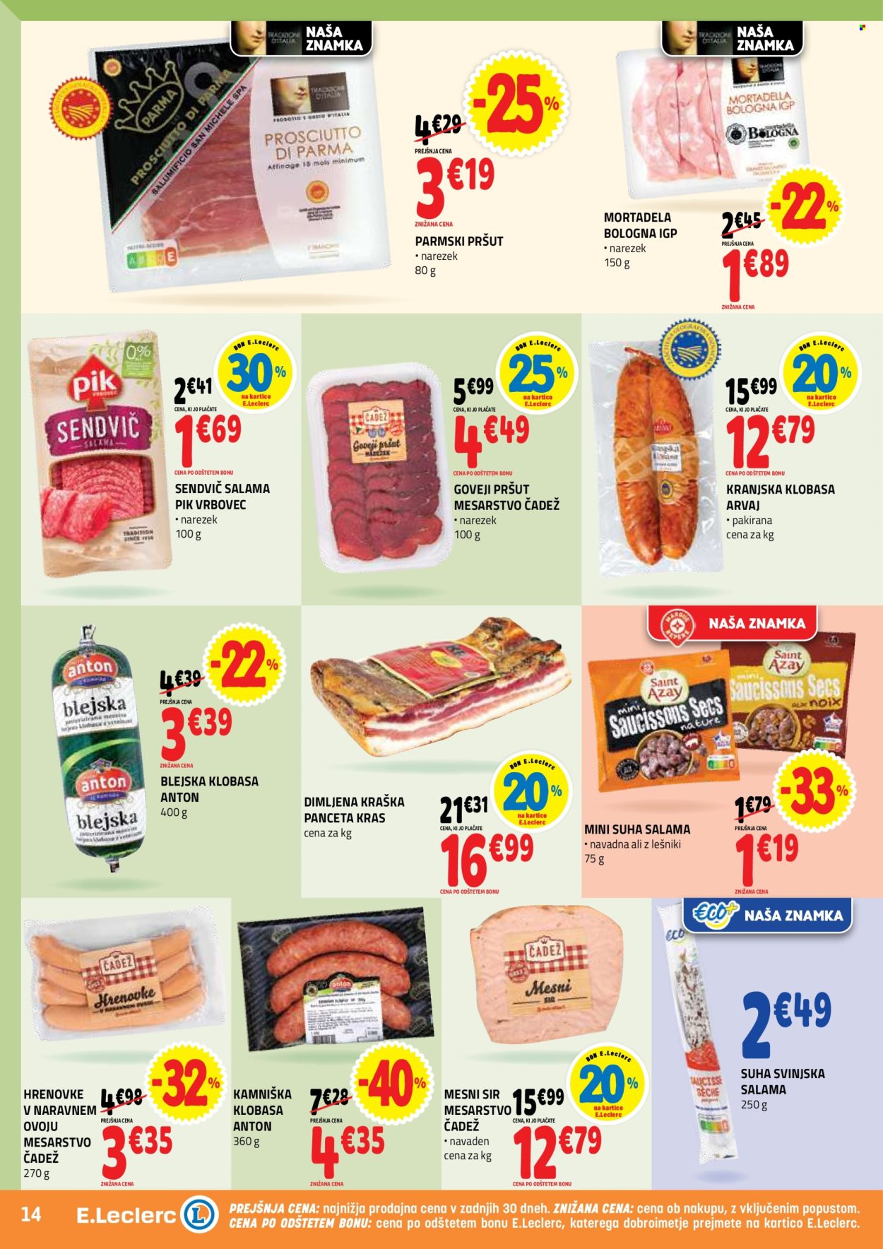 E.Leclerc katalog - 1.4.2026 - 11.4.2026. Stran 14