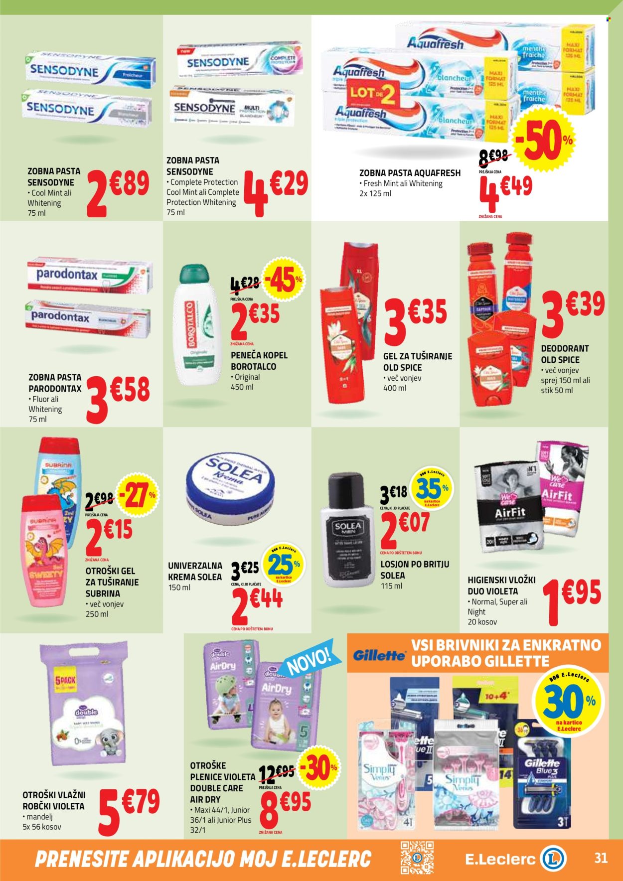 E.Leclerc katalog - 1.4.2026 - 11.4.2026. Stran 31