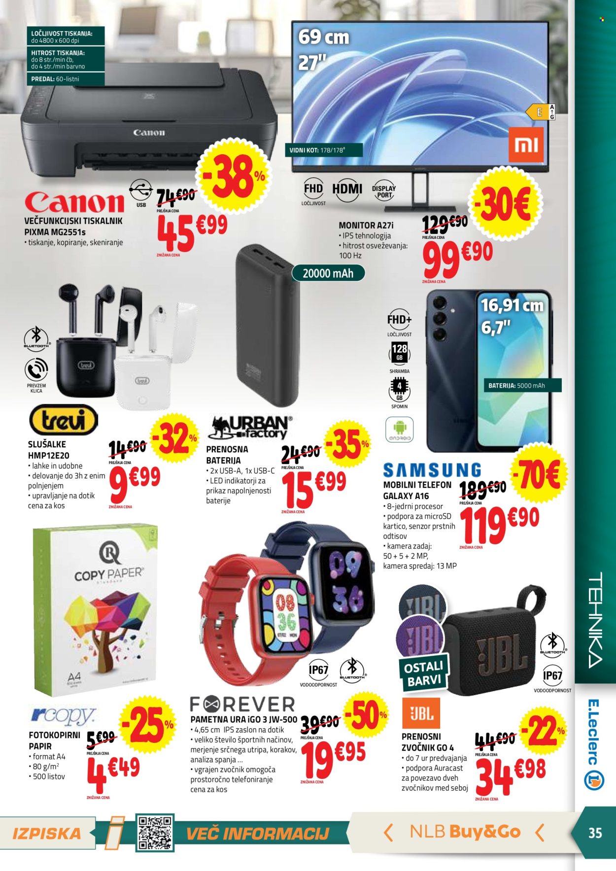 E.Leclerc katalog - 1.4.2026 - 11.4.2026. Stran 35