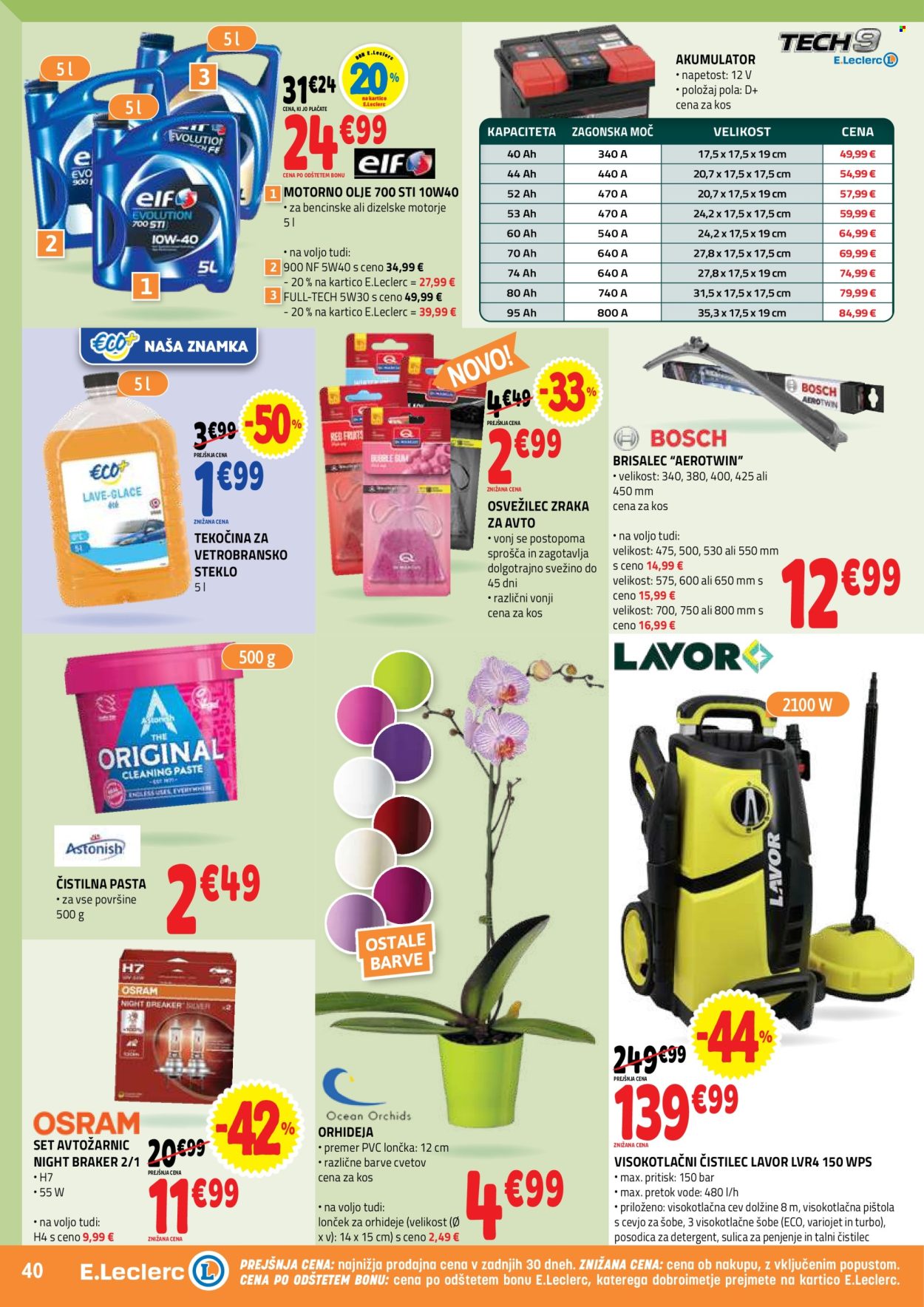 E.Leclerc katalog - 1.4.2026 - 11.4.2026. Stran 40