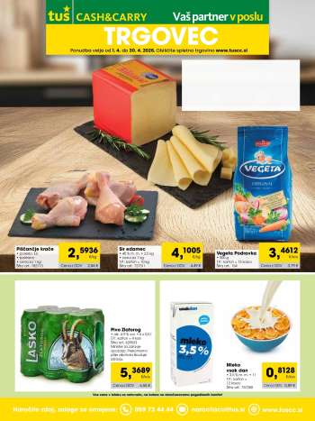 Tuš Cash & Carry katalog - 1.4.2026 - 30.4.2026.