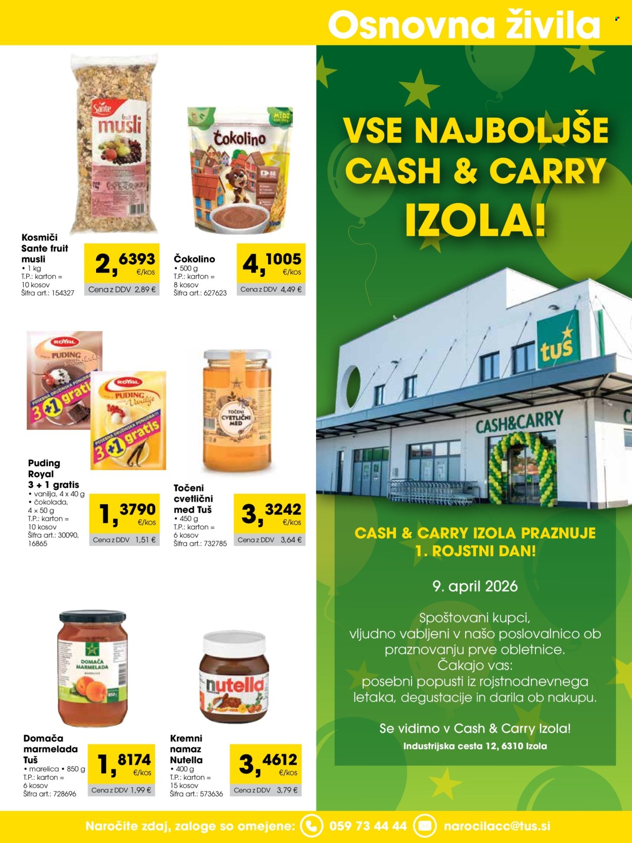 Tuš Cash & Carry katalog - 1.4.2026 - 30.4.2026. Stran 9