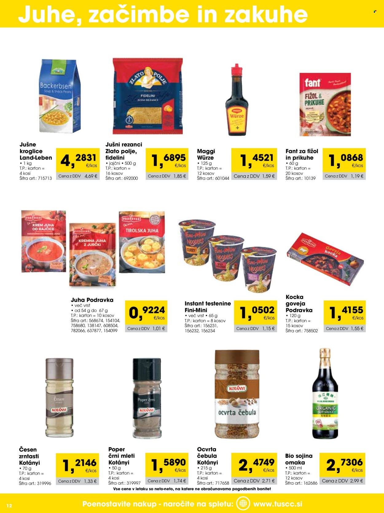 Tuš Cash & Carry katalog - 1.4.2026 - 30.4.2026. Stran 12