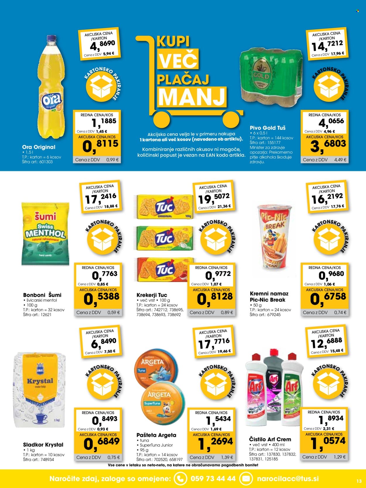 Tuš Cash & Carry katalog - 1.4.2026 - 30.4.2026. Stran 13