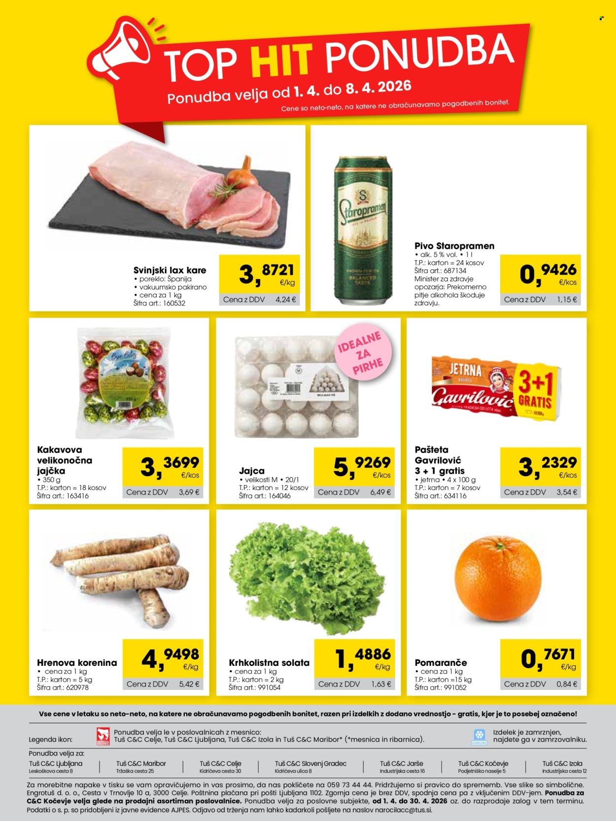 Tuš Cash & Carry katalog - 1.4.2026 - 30.4.2026. Stran 24