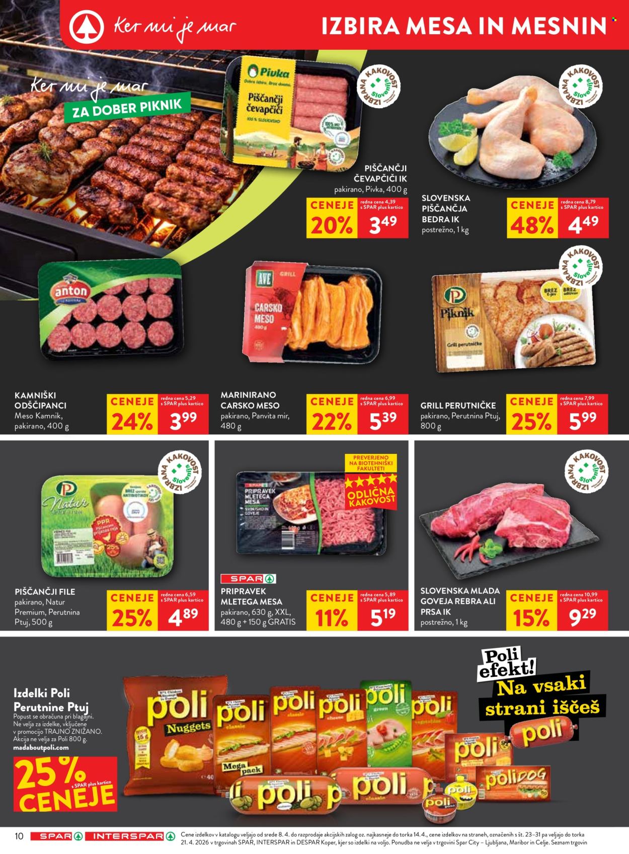 SPAR katalog - 8.4.2026 - 21.4.2026. Stran 10