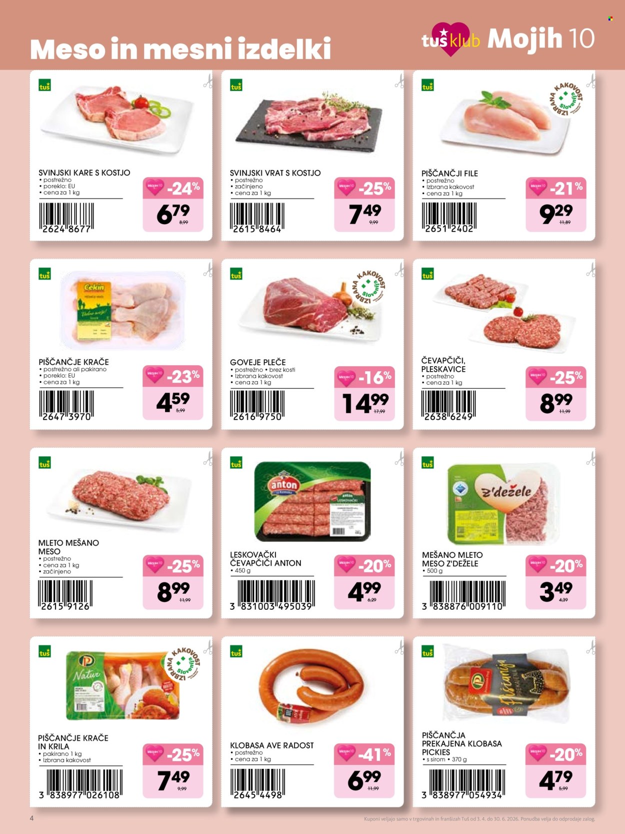 Tuš katalog - 3.4.2026 - 30.6.2026. Stran 4