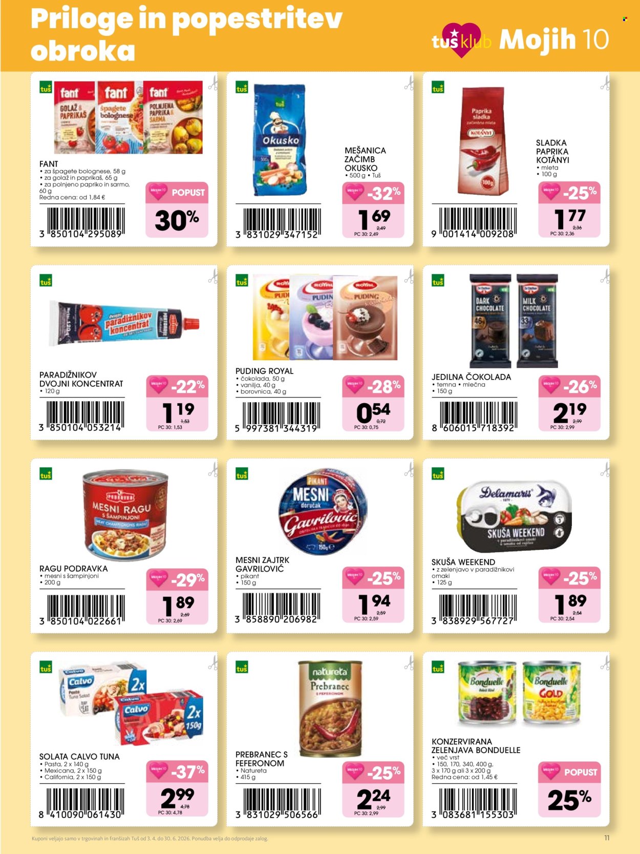 Tuš katalog - 3.4.2026 - 30.6.2026. Stran 11