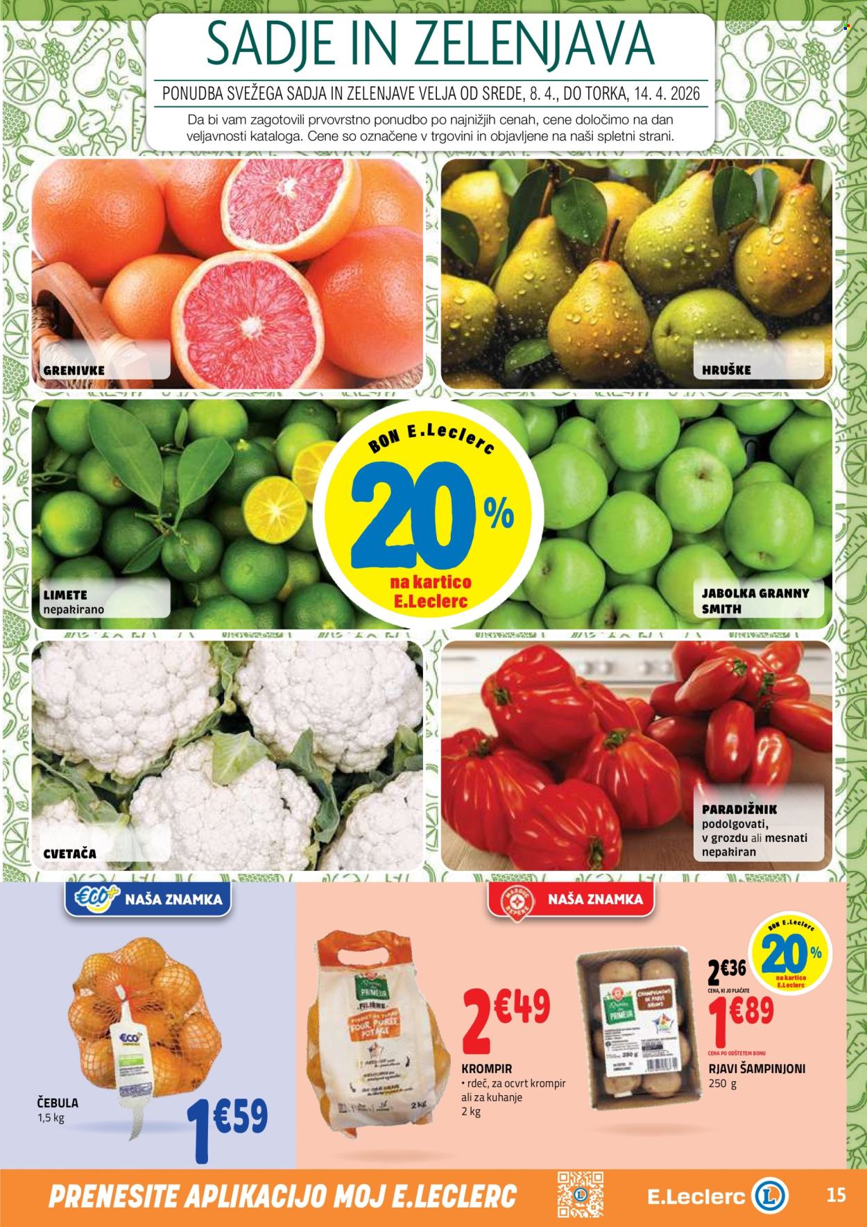 E.Leclerc katalog - 8.4.2026 - 18.4.2026. Stran 15