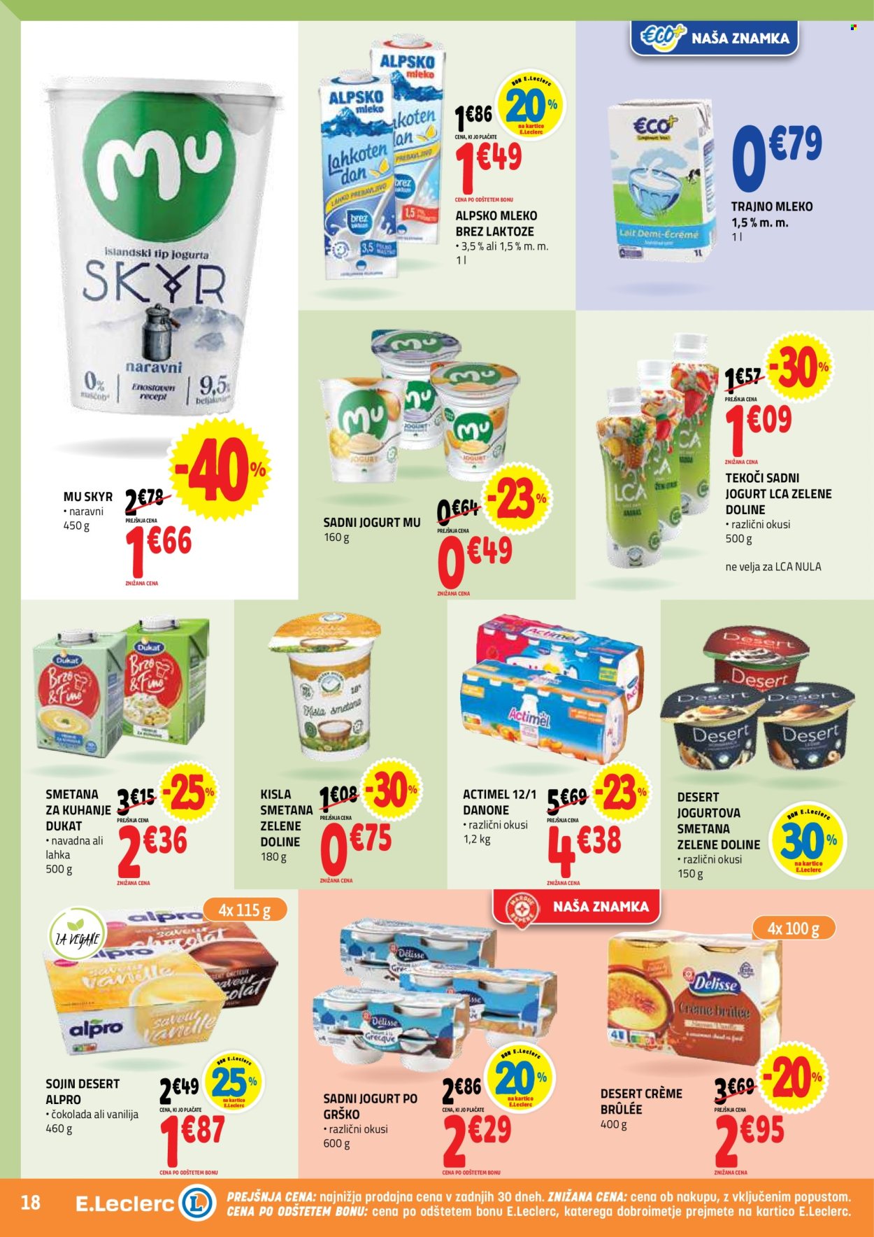 E.Leclerc katalog - 8.4.2026 - 18.4.2026. Stran 18