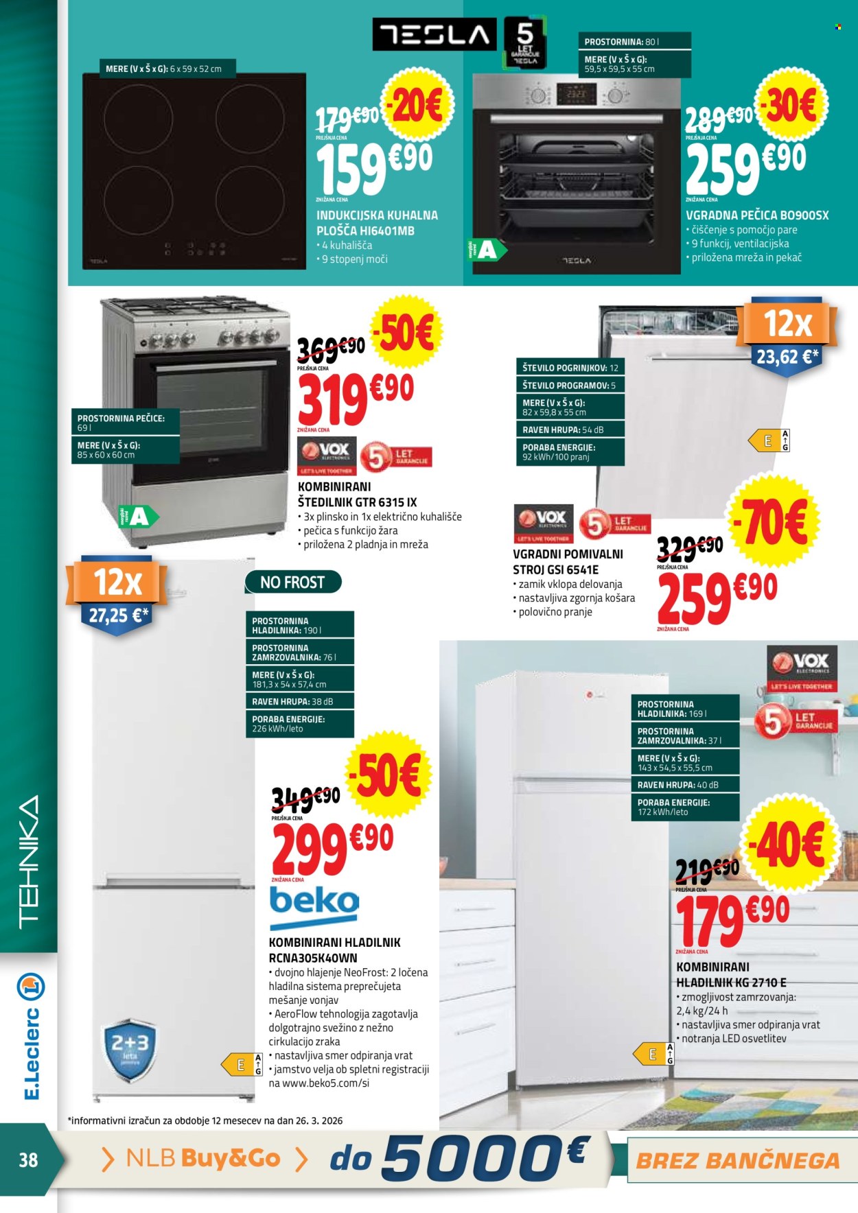 E.Leclerc katalog - 8.4.2026 - 18.4.2026. Stran 38
