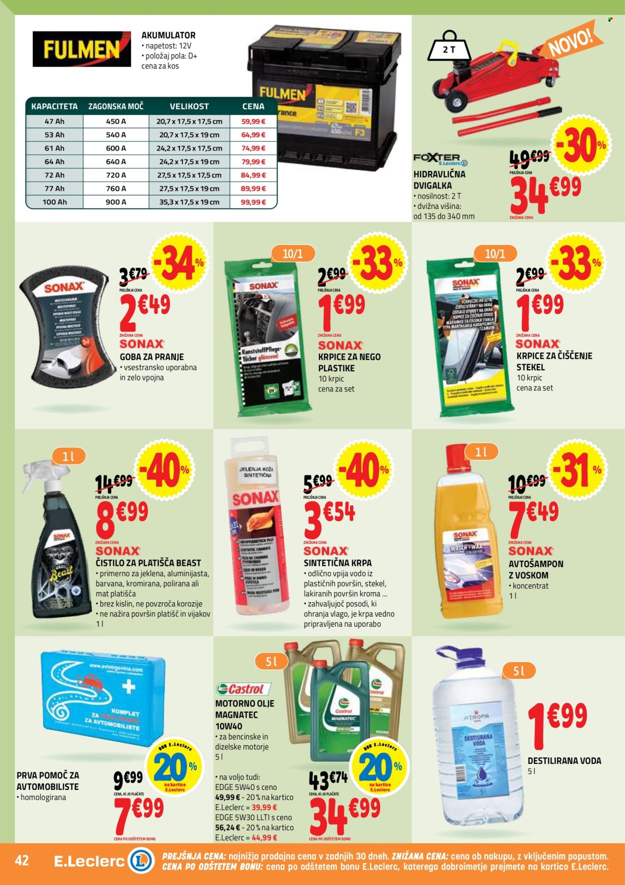 E.Leclerc katalog - 8.4.2026 - 18.4.2026. Stran 42