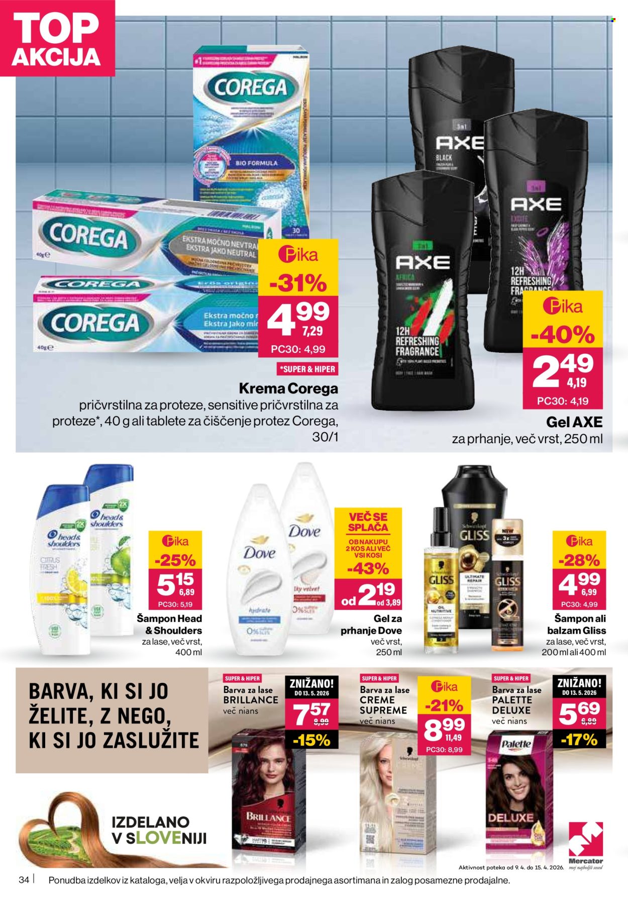 Mercator katalog - 9.4.2026 - 15.4.2026. Stran 34